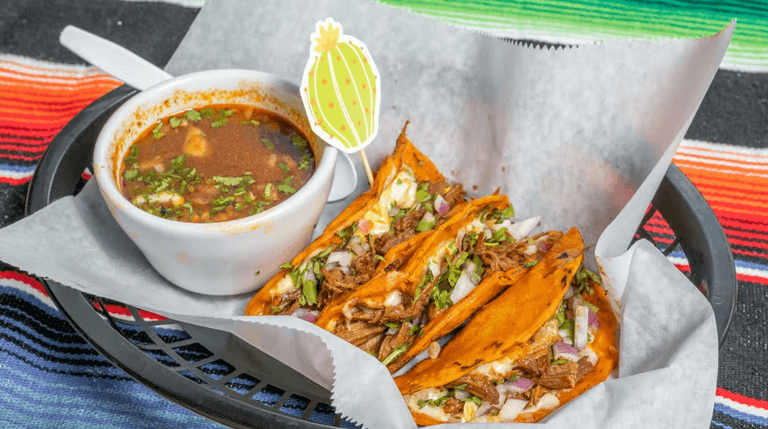 Quesatacos with Consome